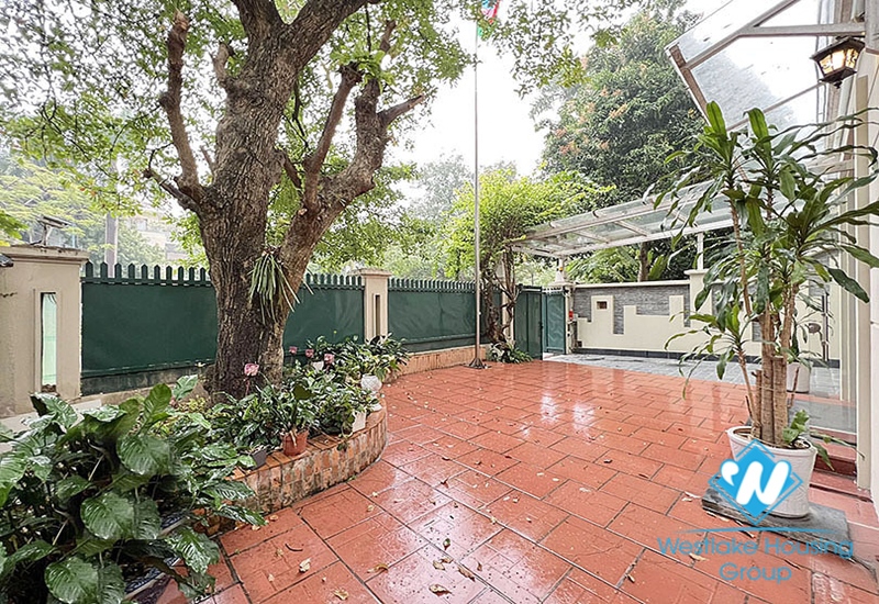 Huge garden house for rent in Ciputra Compound, Tay Ho